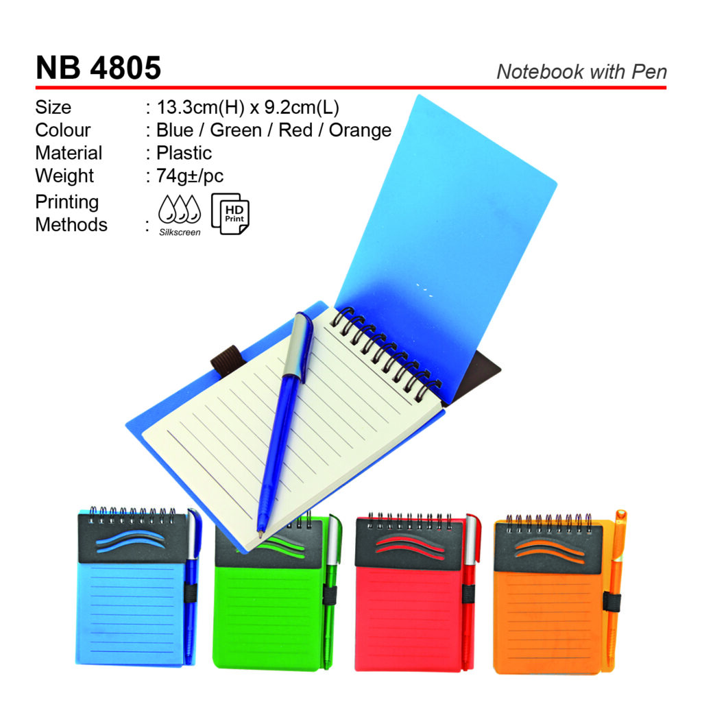 NB 4805 Notebook with Pen | WS Kuantan Enterprise